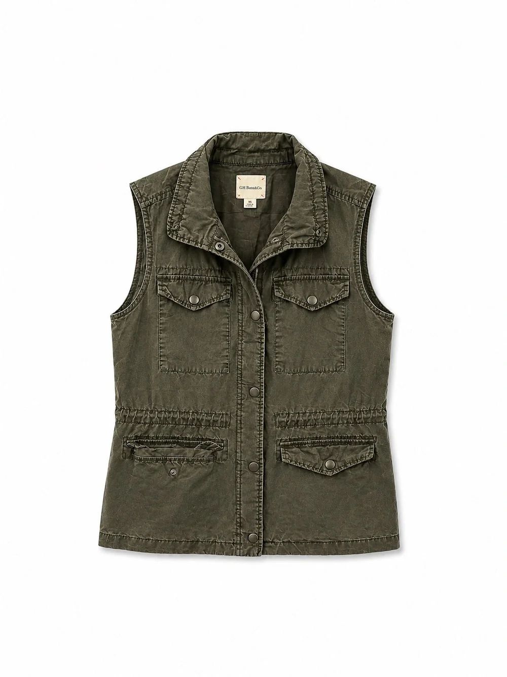 G.H. Bass & Co. Olive Green Utility Vest